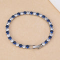 Fashionable And Luxurious European And American Popular Color Cubic Zirconia Circular Zirconia Bracelet