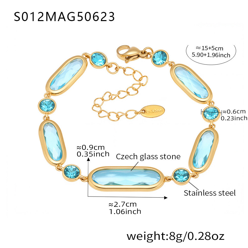 18k Gold-Plated Summer Beach-Style Light-Luxury Anklet Foot Jewelry