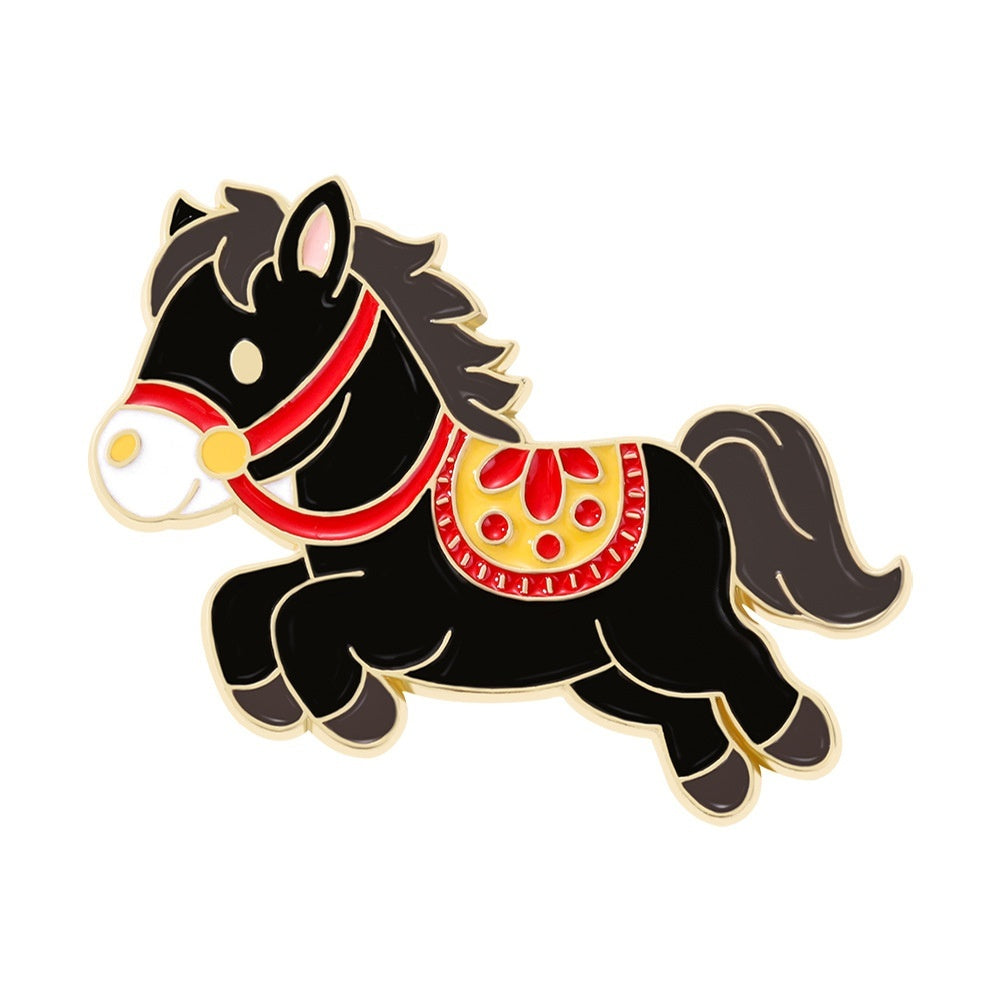 Cute Animal Zodiac Year Gift Jewelry Clothing Accessory Brooch