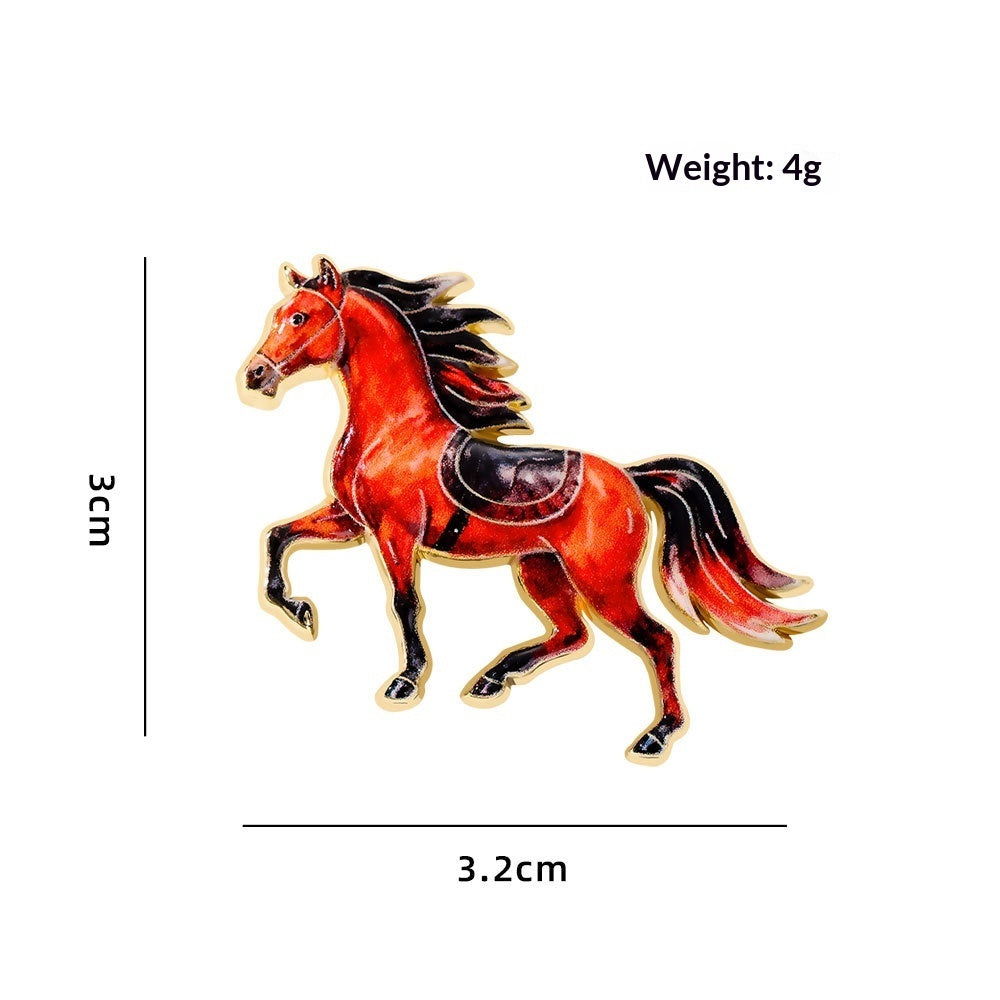 Cute Animal Zodiac Year Gift Jewelry Clothing Accessory Brooch