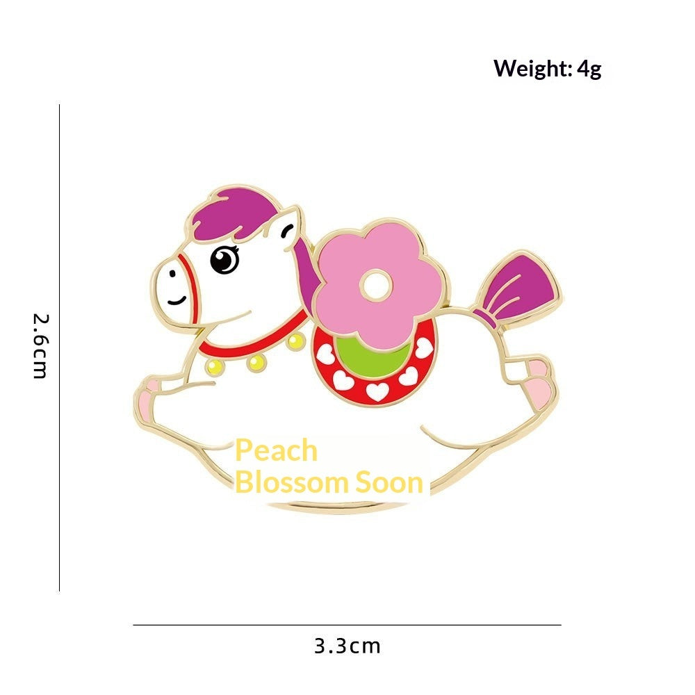 Cute Animal Zodiac Year Gift Jewelry Clothing Accessory Brooch