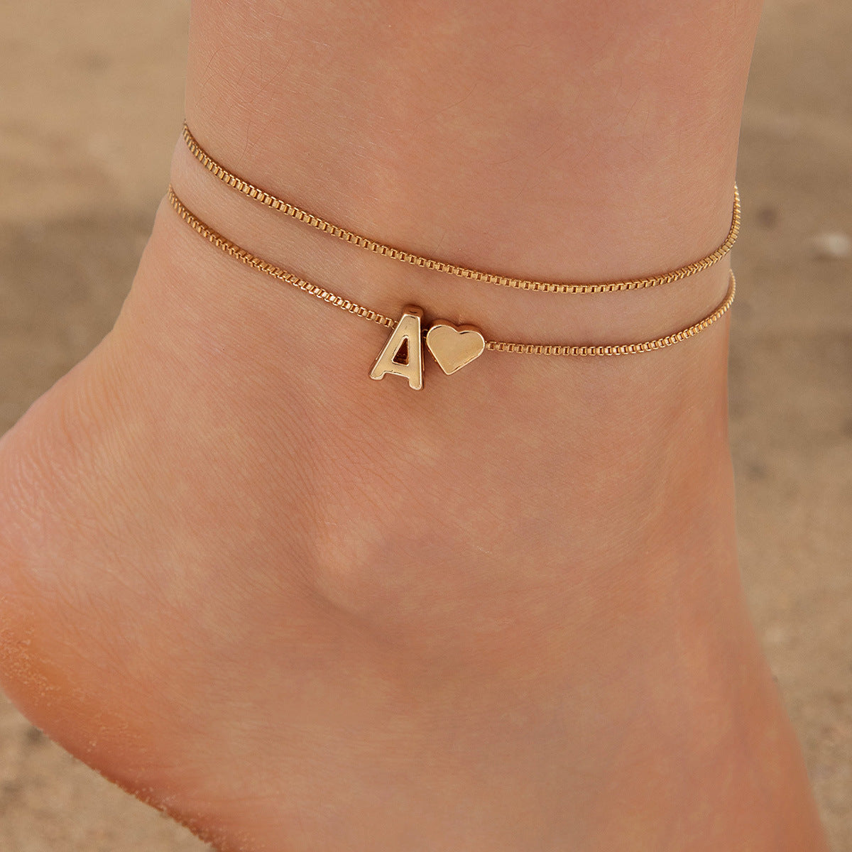 Full-Crystal Multi-Layer Minimalist Womens Fashion Rhinestone Anklet