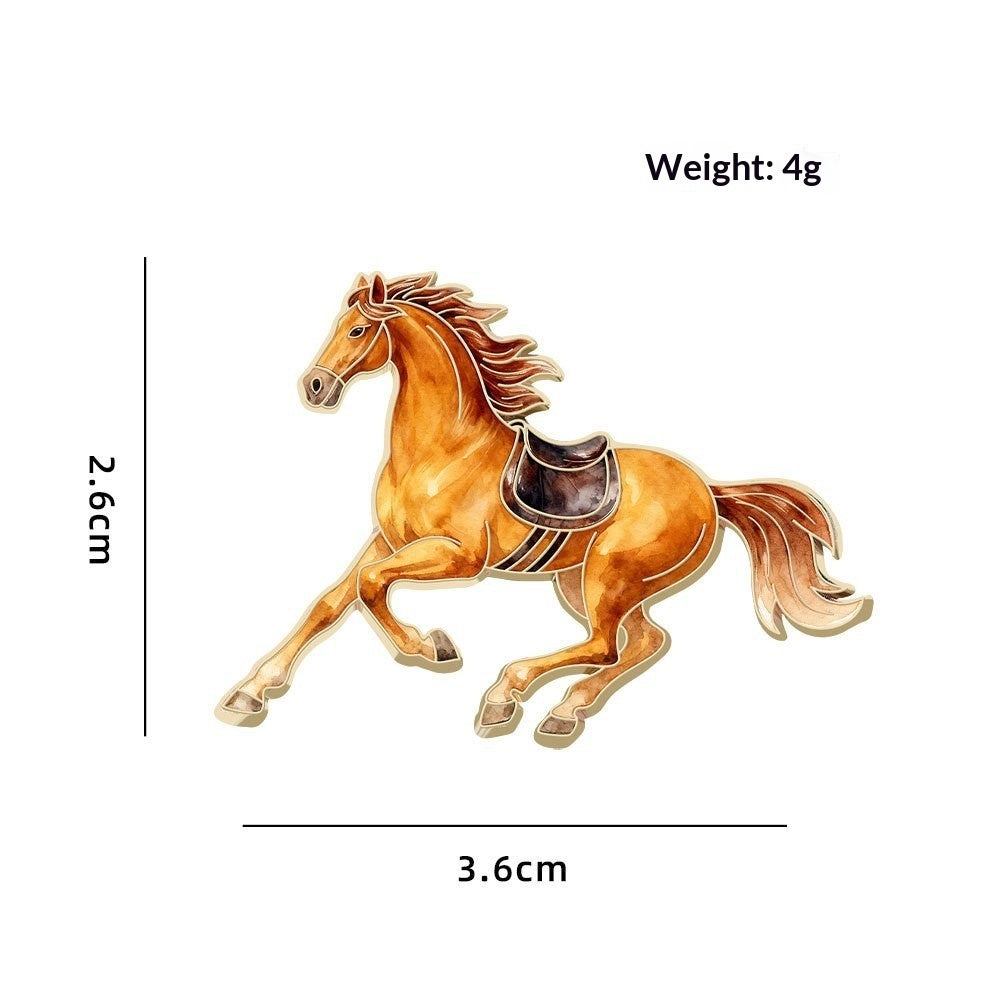 Cute Animal Zodiac Year Gift Jewelry Clothing Accessory Brooch