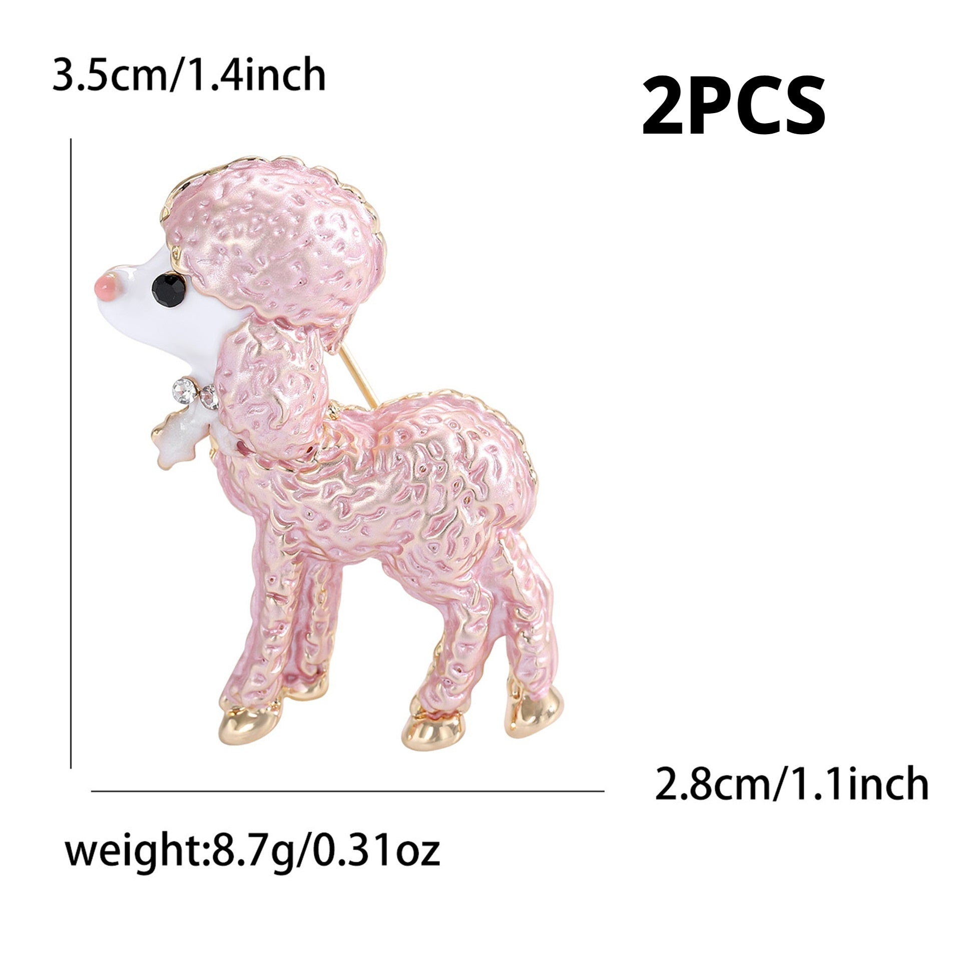 Creative And Cute Alloy Enamel Sheep Brooch A Versatile Personality-driven Accessory For Clothing