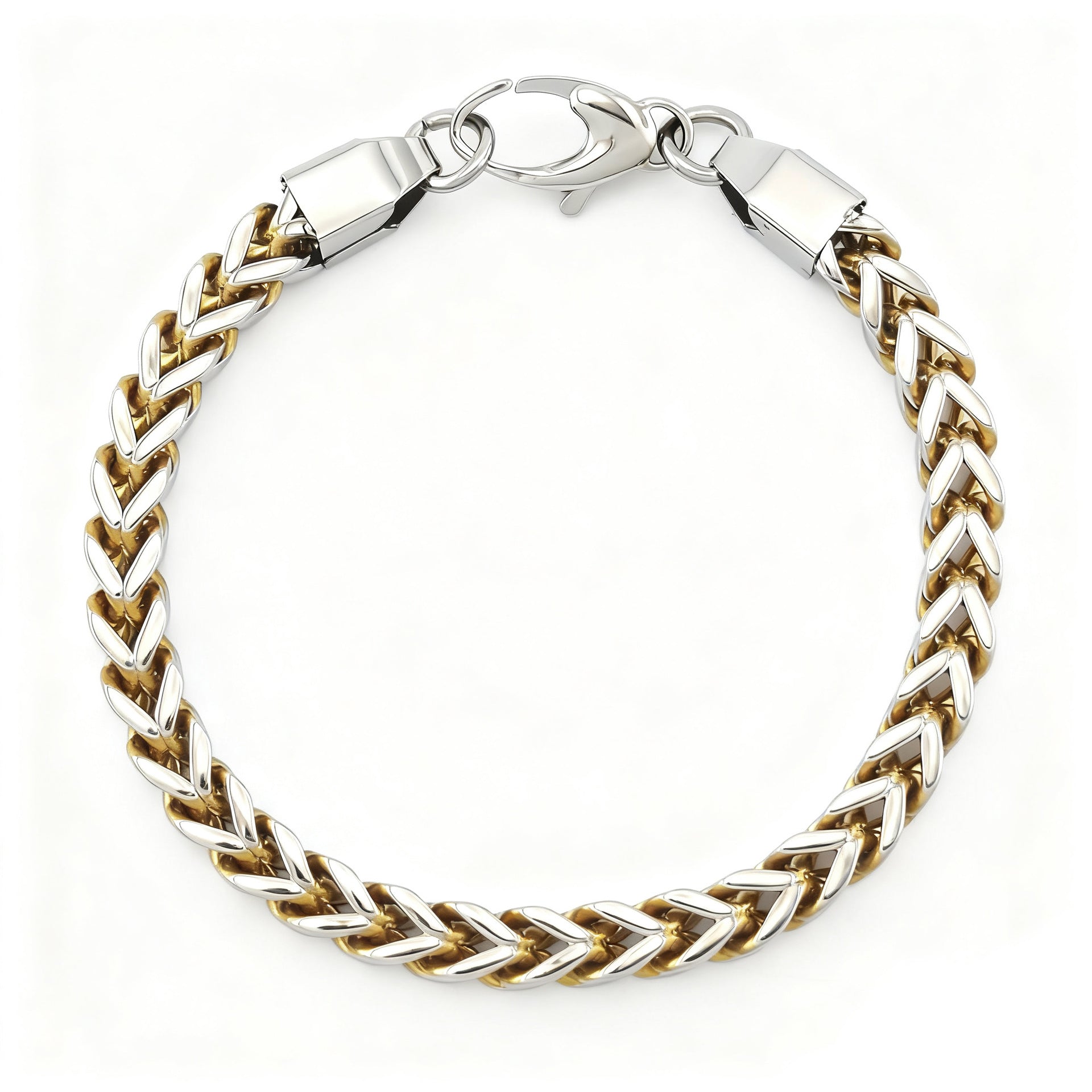Hip-hop Personality Reversible Four-sided Bracelet