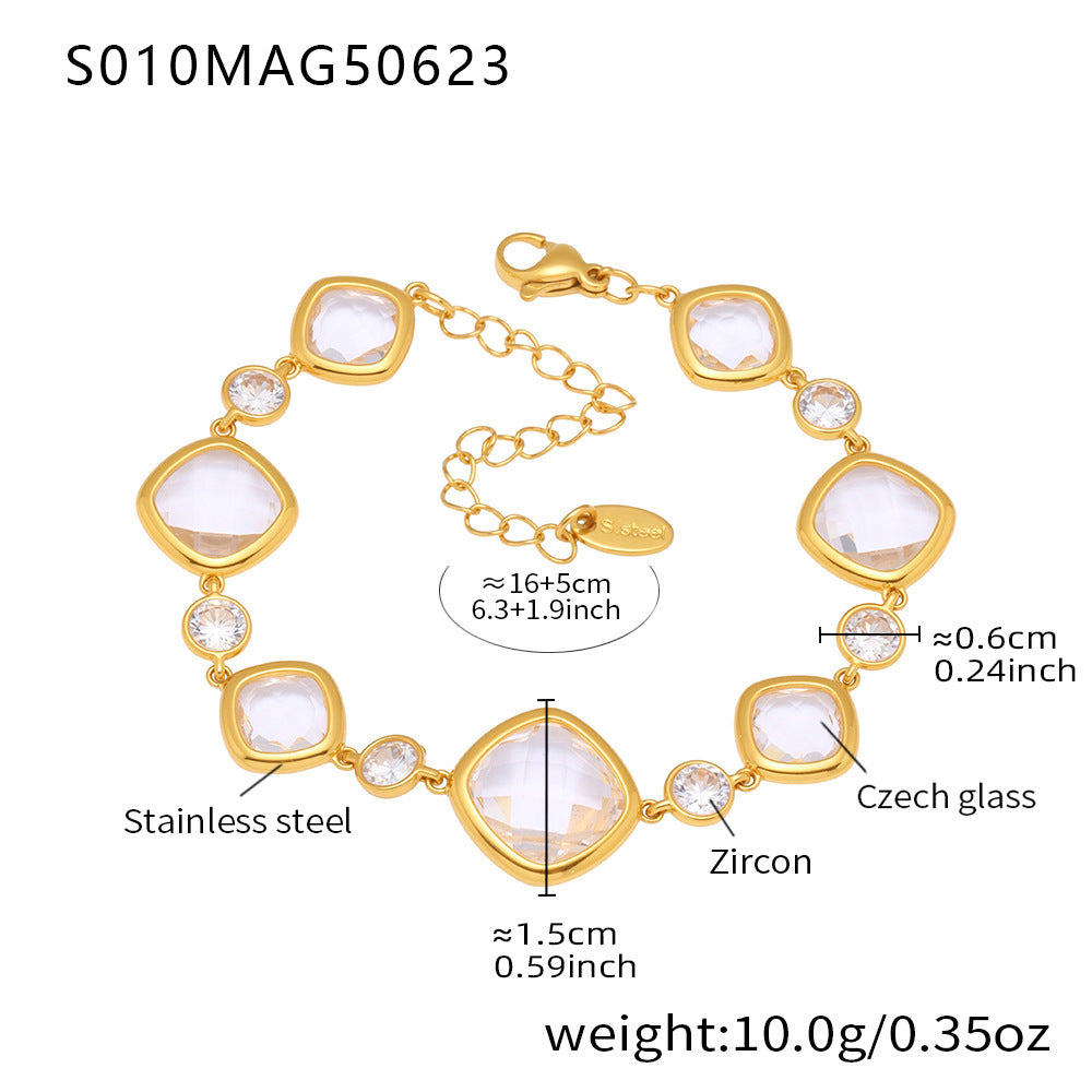 18k Gold-Plated Summer Beach-Style Light-Luxury Anklet Foot Jewelry