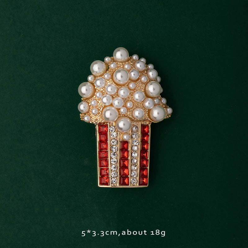 Animal Plant Lapel Fruit Food Mixed Brooch