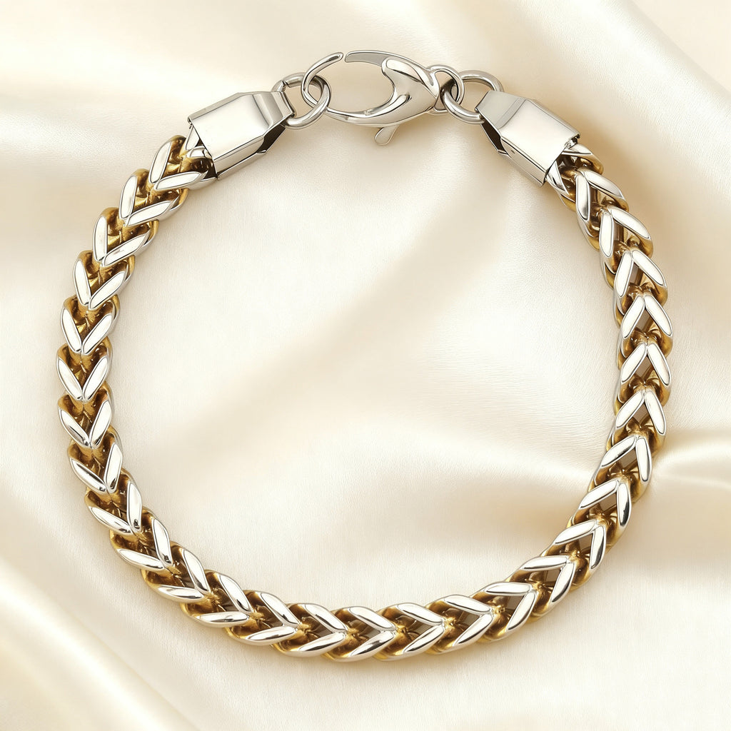 Hip-hop Personality Reversible Four-sided Bracelet