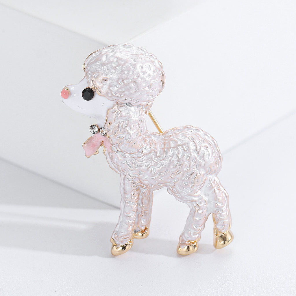 Creative And Cute Alloy Enamel Sheep Brooch A Versatile Personality-driven Accessory For Clothing