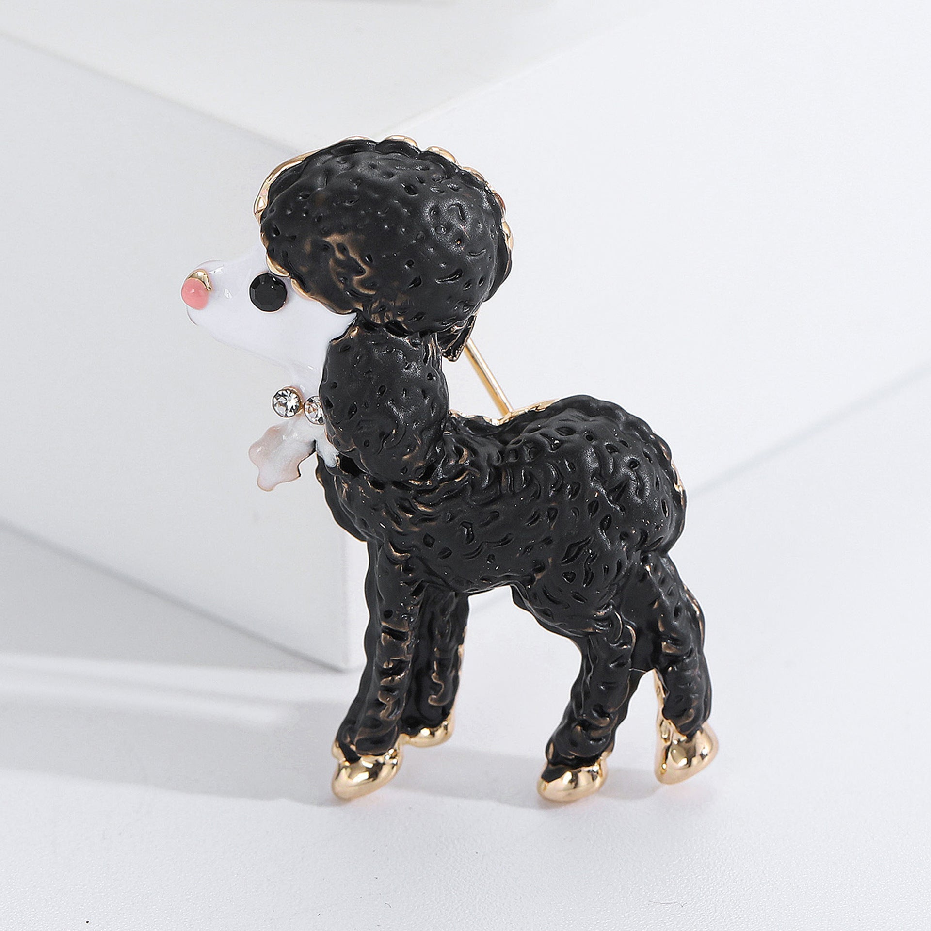 Creative And Cute Alloy Enamel Sheep Brooch A Versatile Personality-driven Accessory For Clothing