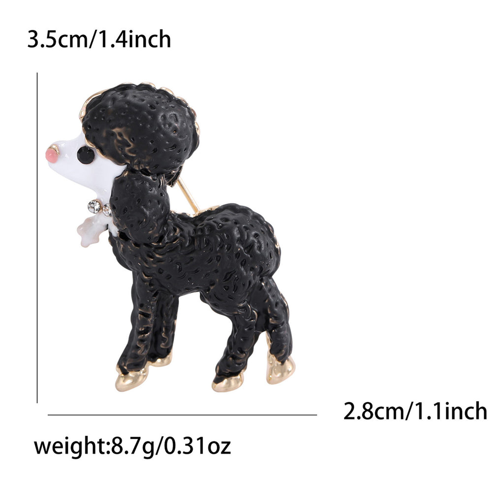 Creative And Cute Alloy Enamel Sheep Brooch A Versatile Personality-driven Accessory For Clothing