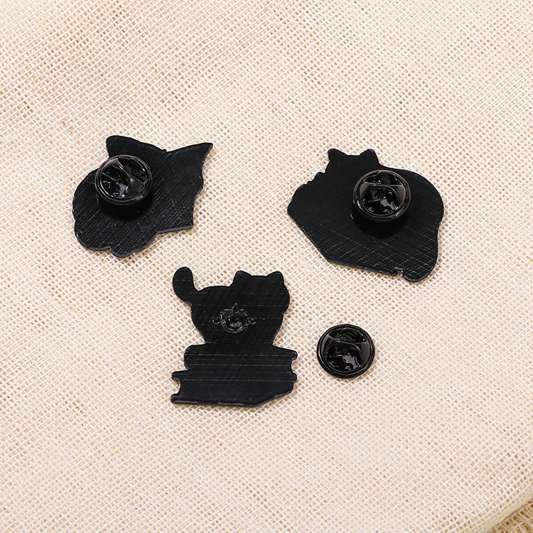 Cat-shaped Original Oil-drop Alloy Brooch