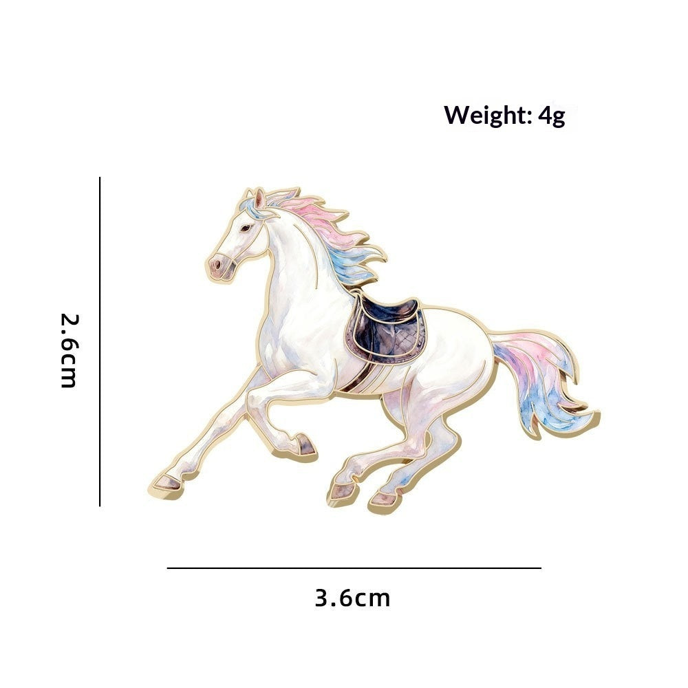 Cute Animal Zodiac Year Gift Jewelry Clothing Accessory Brooch