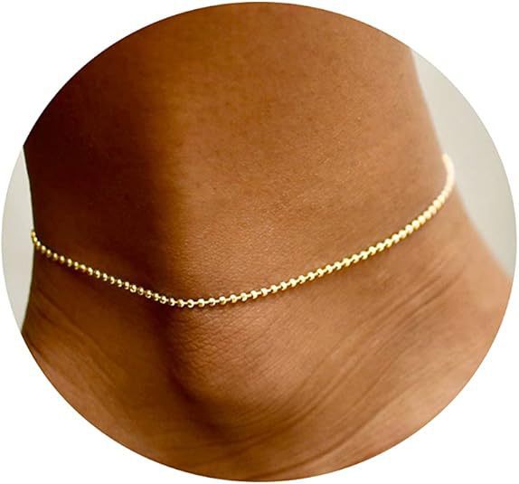 Beach Anklet Featuring Stars Hearts Pearls And Round Beads