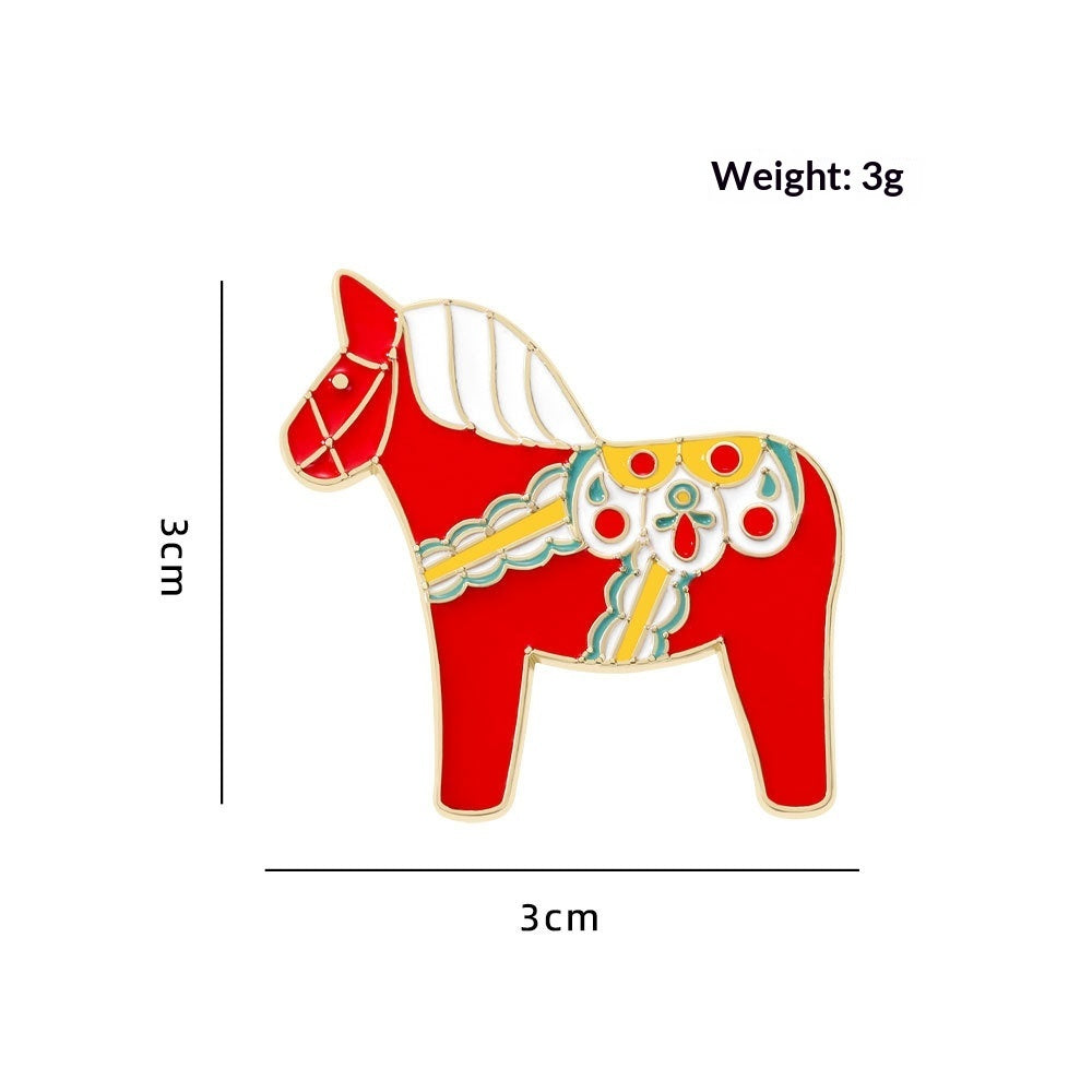 Cute Animal Zodiac Year Gift Jewelry Clothing Accessory Brooch