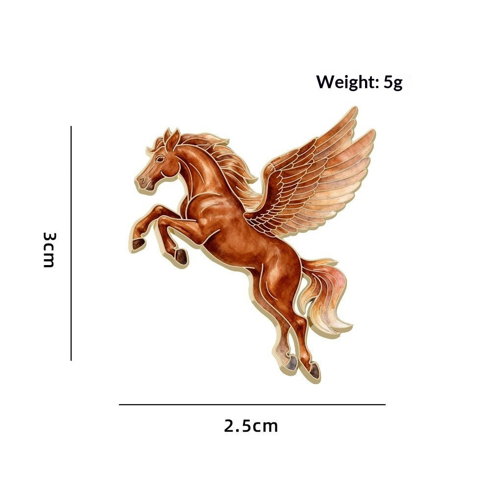 Cute Animal Zodiac Year Gift Jewelry Clothing Accessory Brooch
