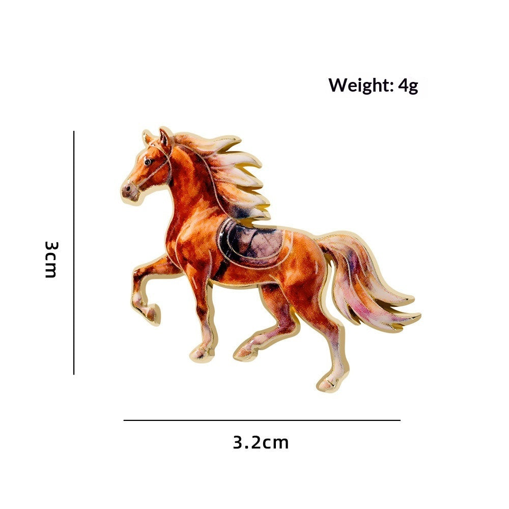 Cute Animal Zodiac Year Gift Jewelry Clothing Accessory Brooch