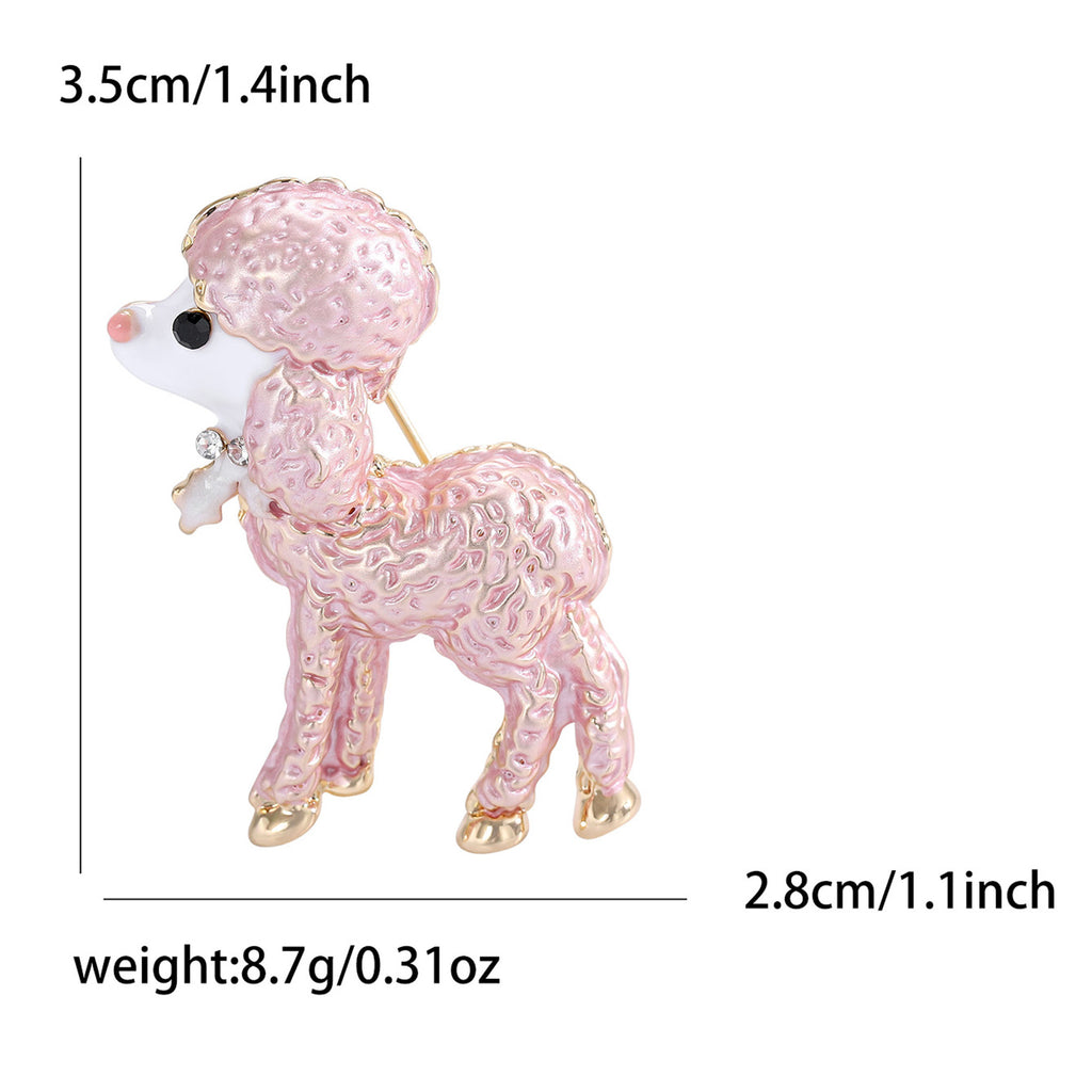 Creative And Cute Alloy Enamel Sheep Brooch A Versatile Personality-driven Accessory For Clothing