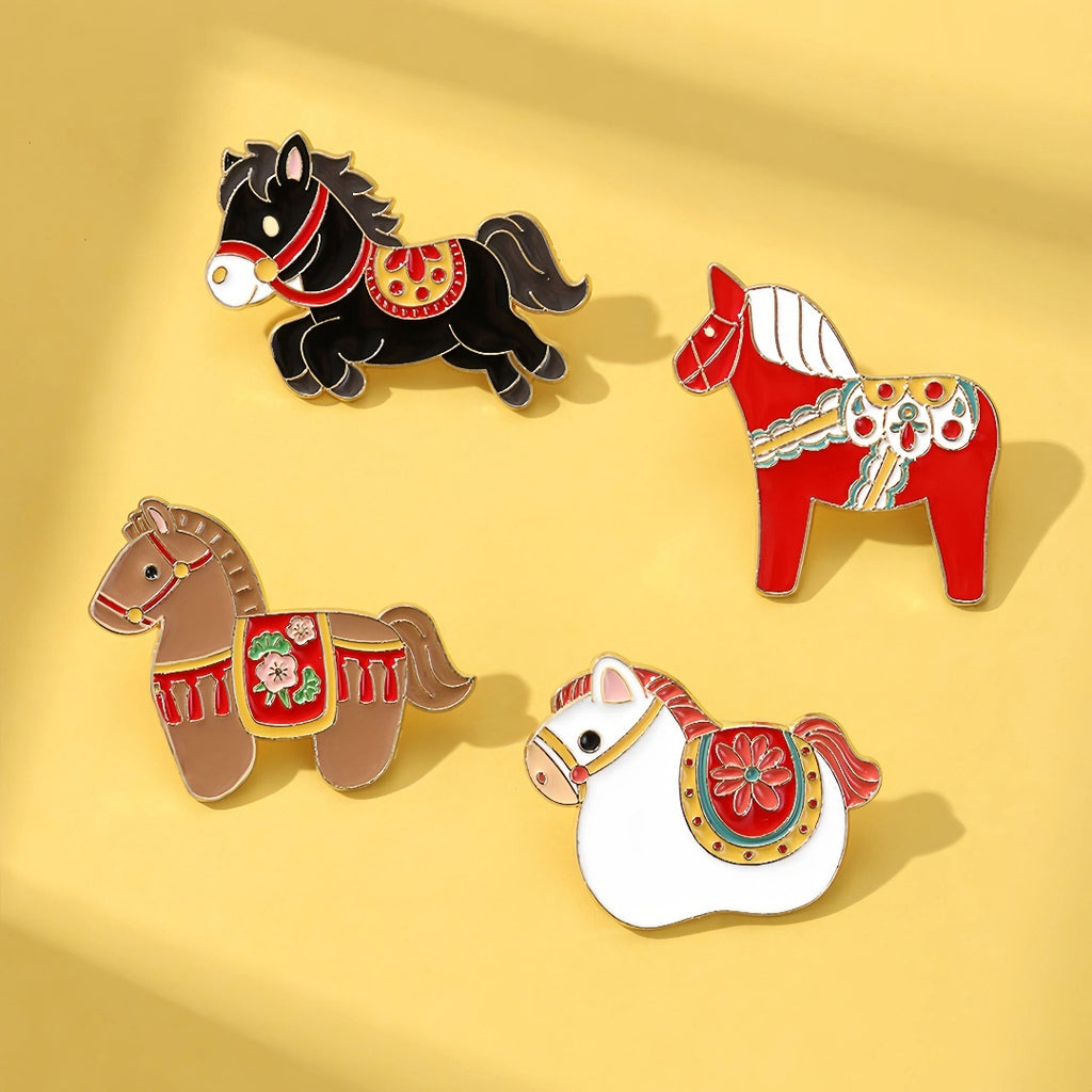 Cute Animal Zodiac Year Gift Jewelry Clothing Accessory Brooch