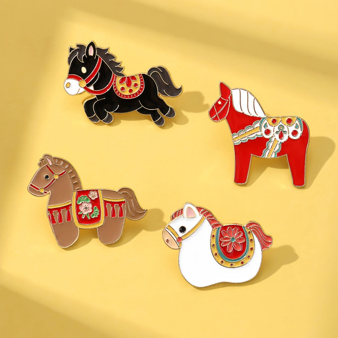Cute Animal Zodiac Year Gift Jewelry Clothing Accessory Brooch